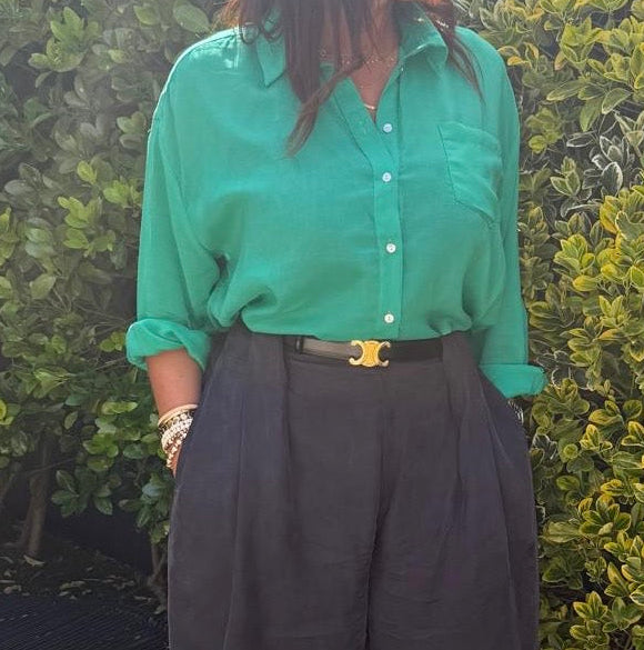 Chemise Jade Émeraude