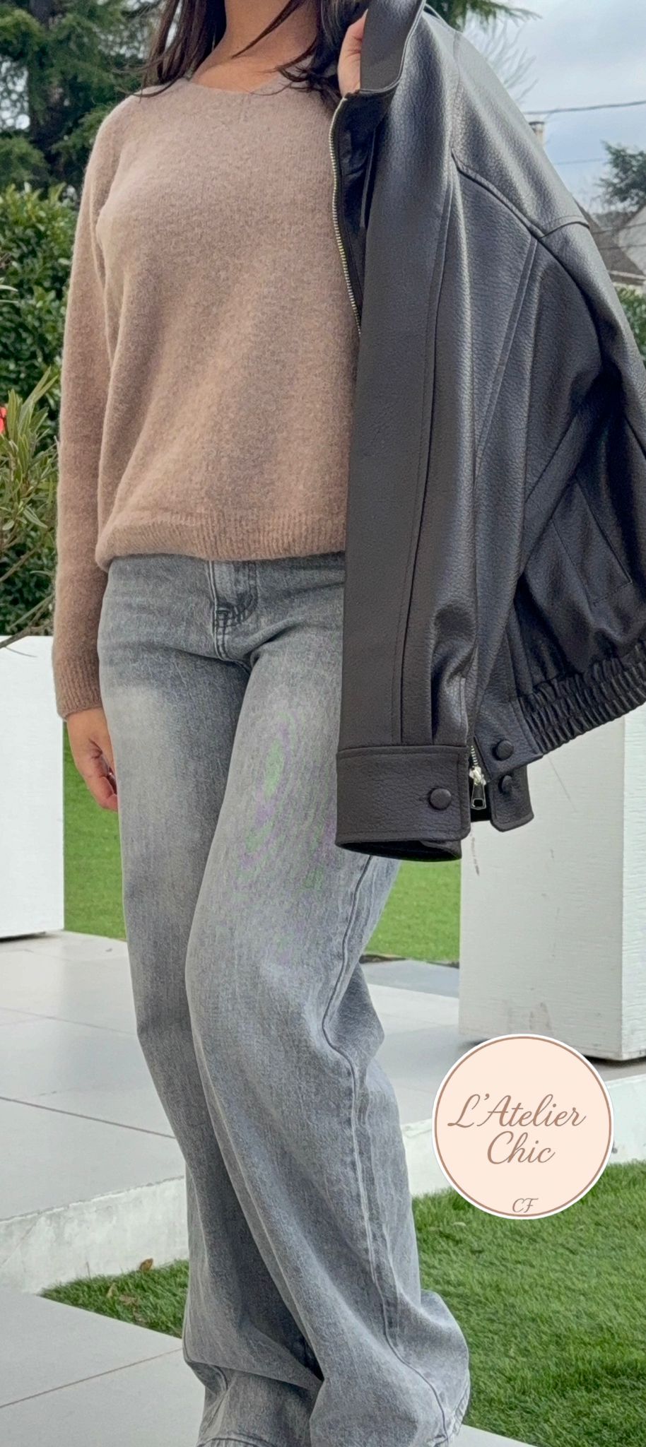 Veste simili cuir