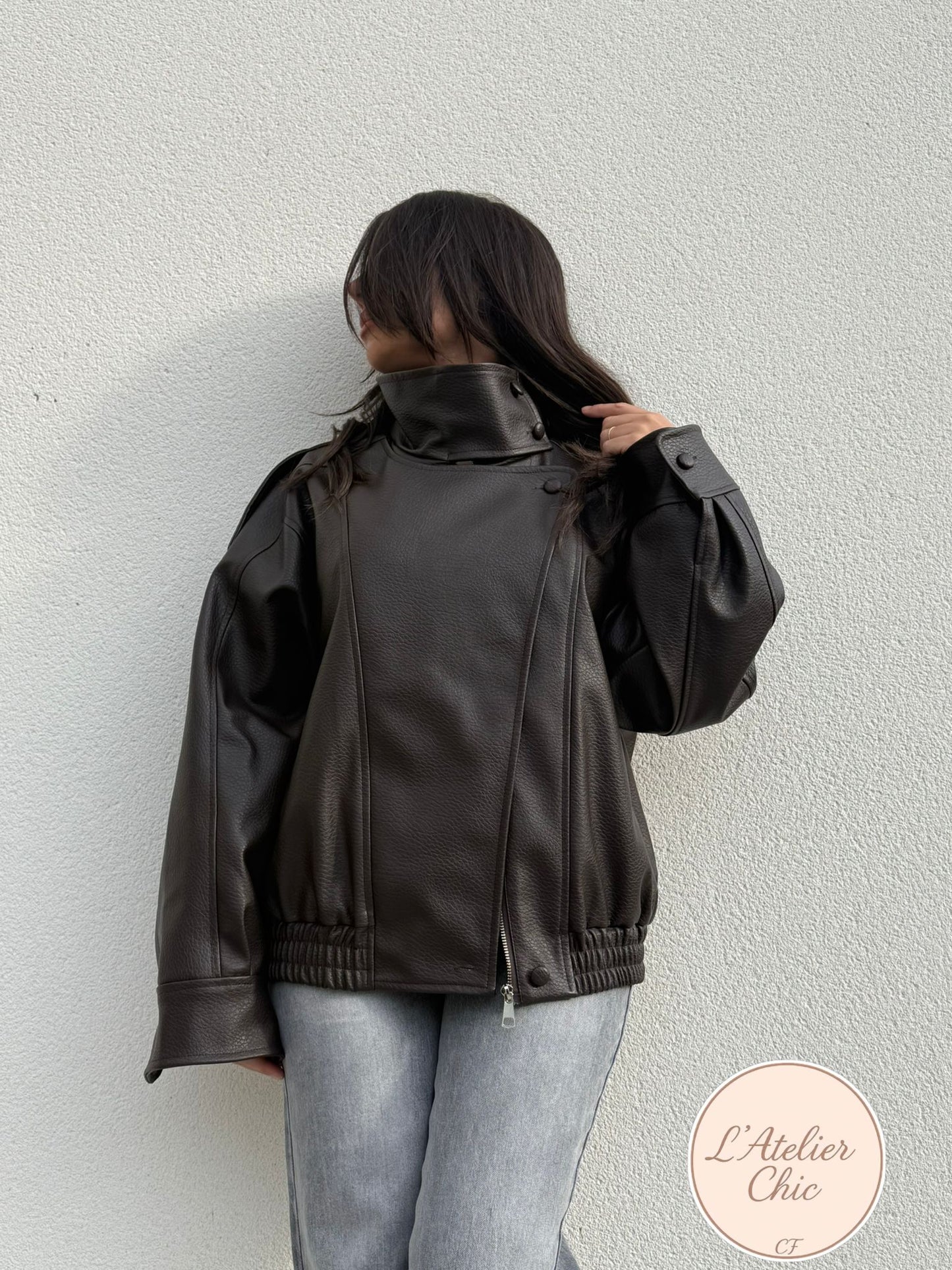 Veste simili cuir