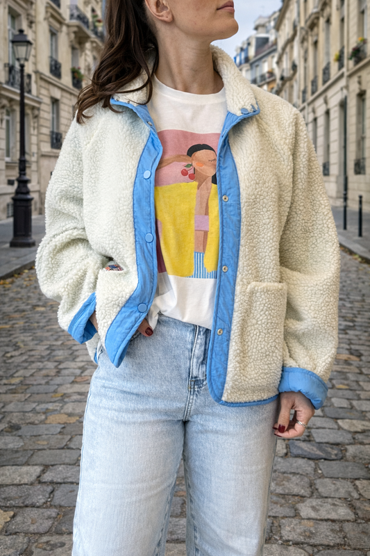 Veste réversible polaire