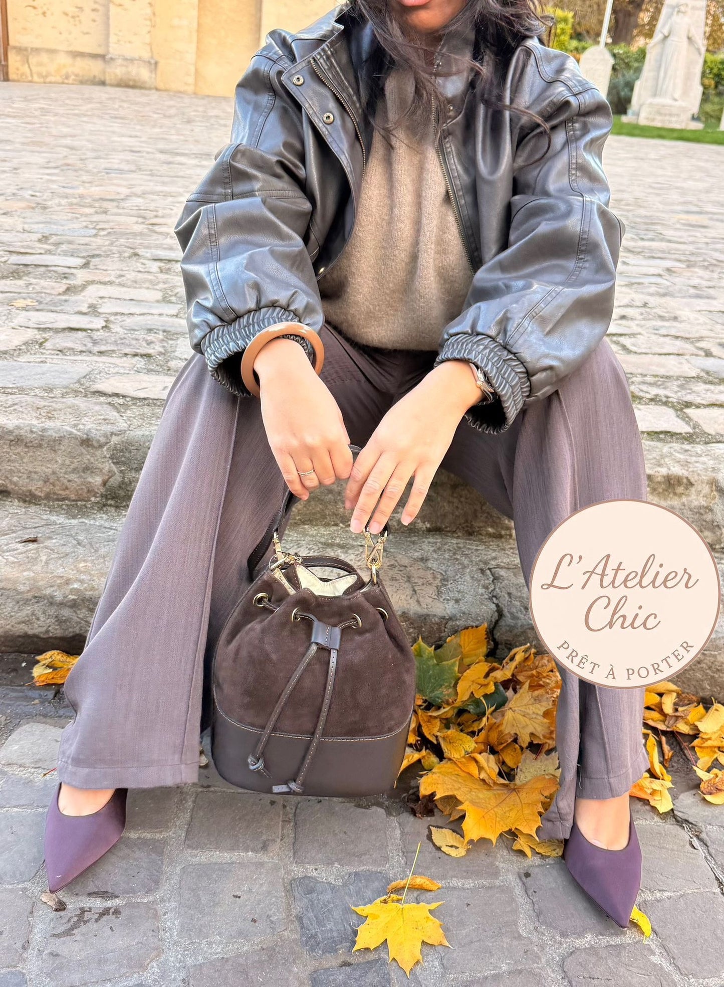 Sac mini en daim  – Rome