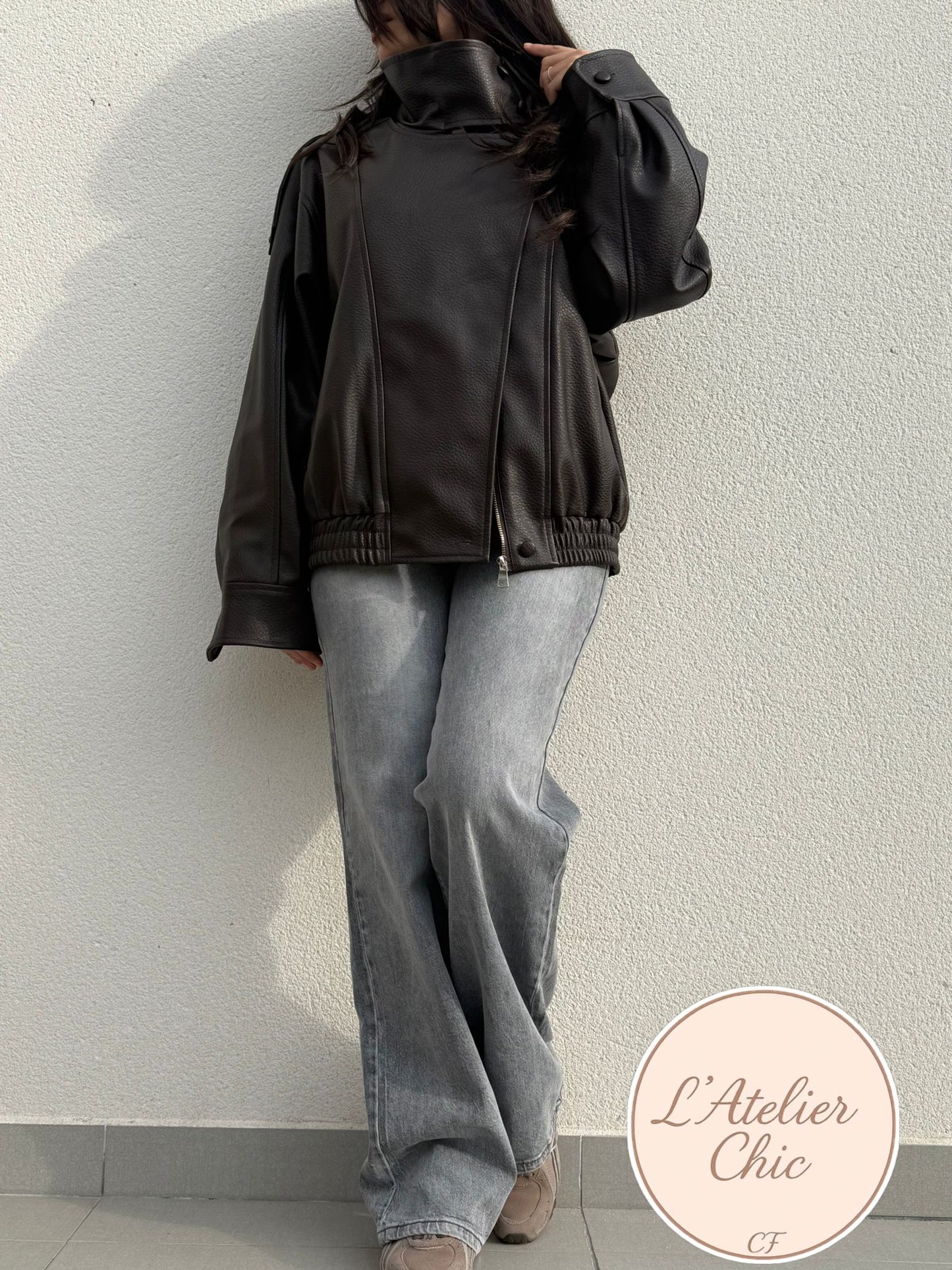 Veste simili cuir