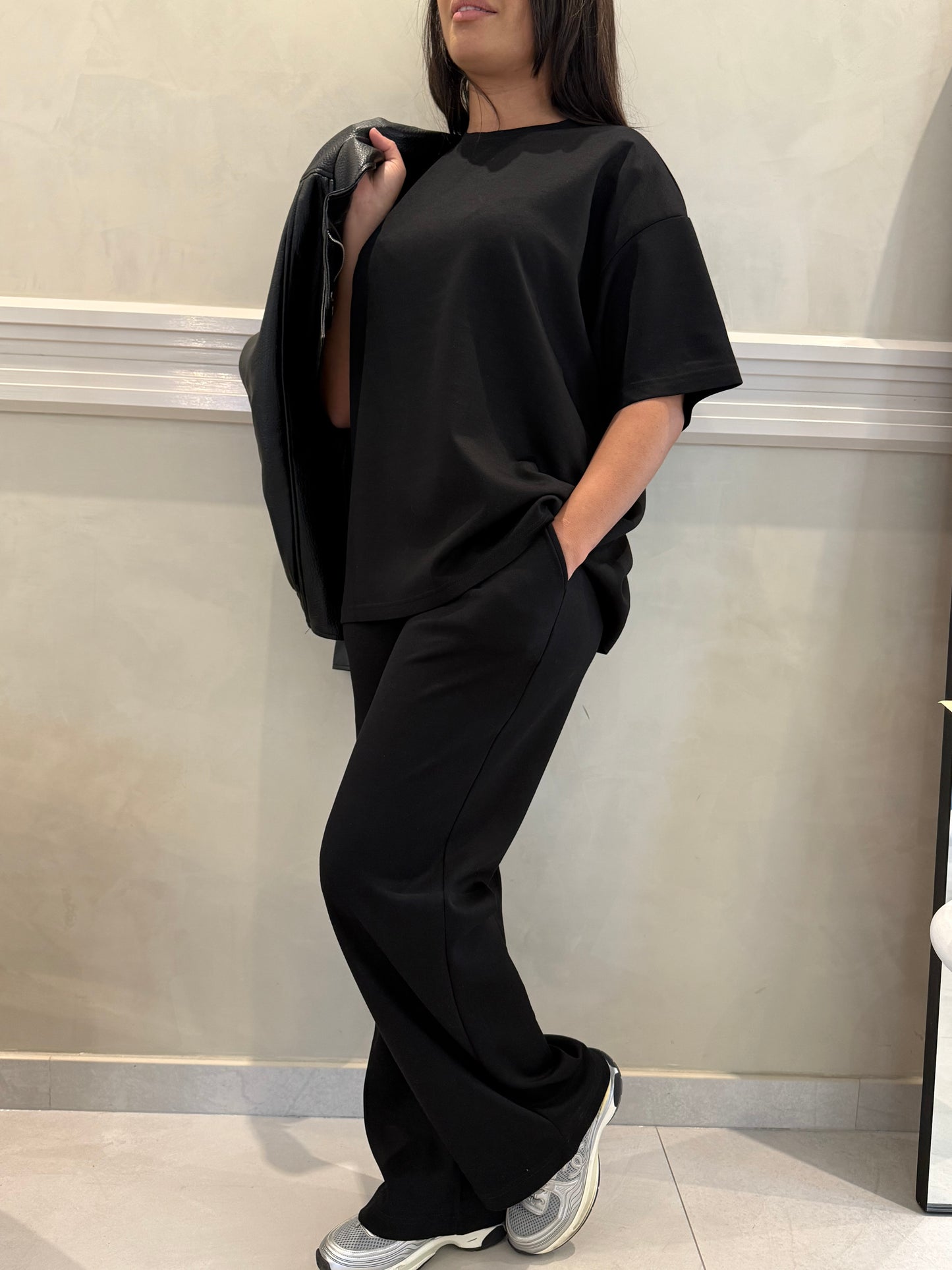 Ensemble oversize noir - Kamélia