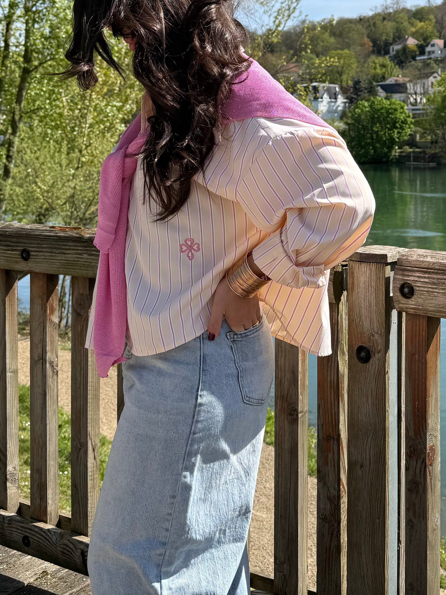 Chemise lila