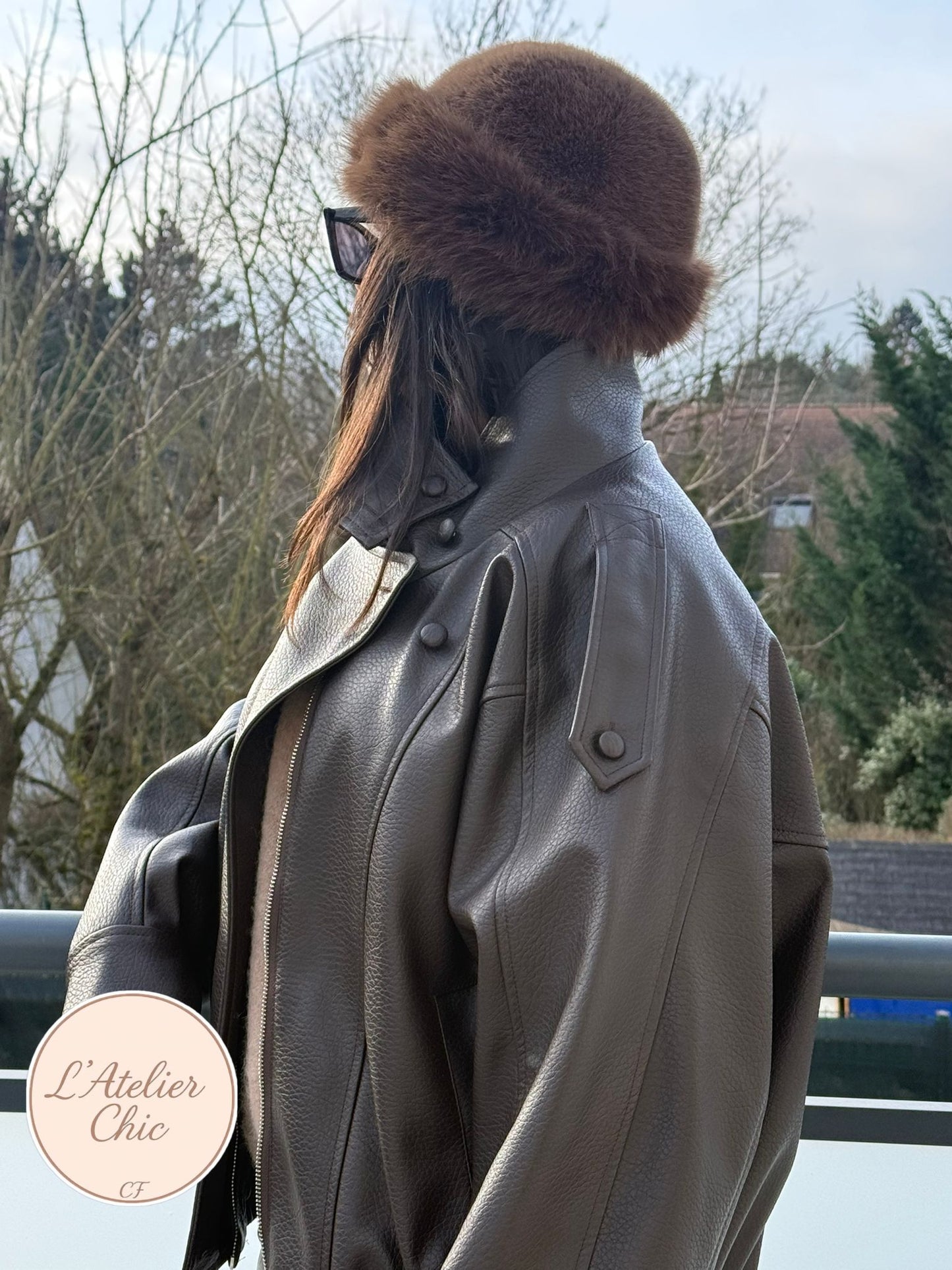 Veste simili cuir