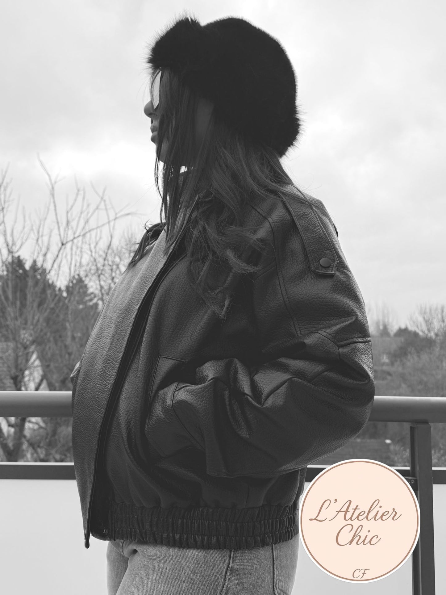 Veste simili cuir